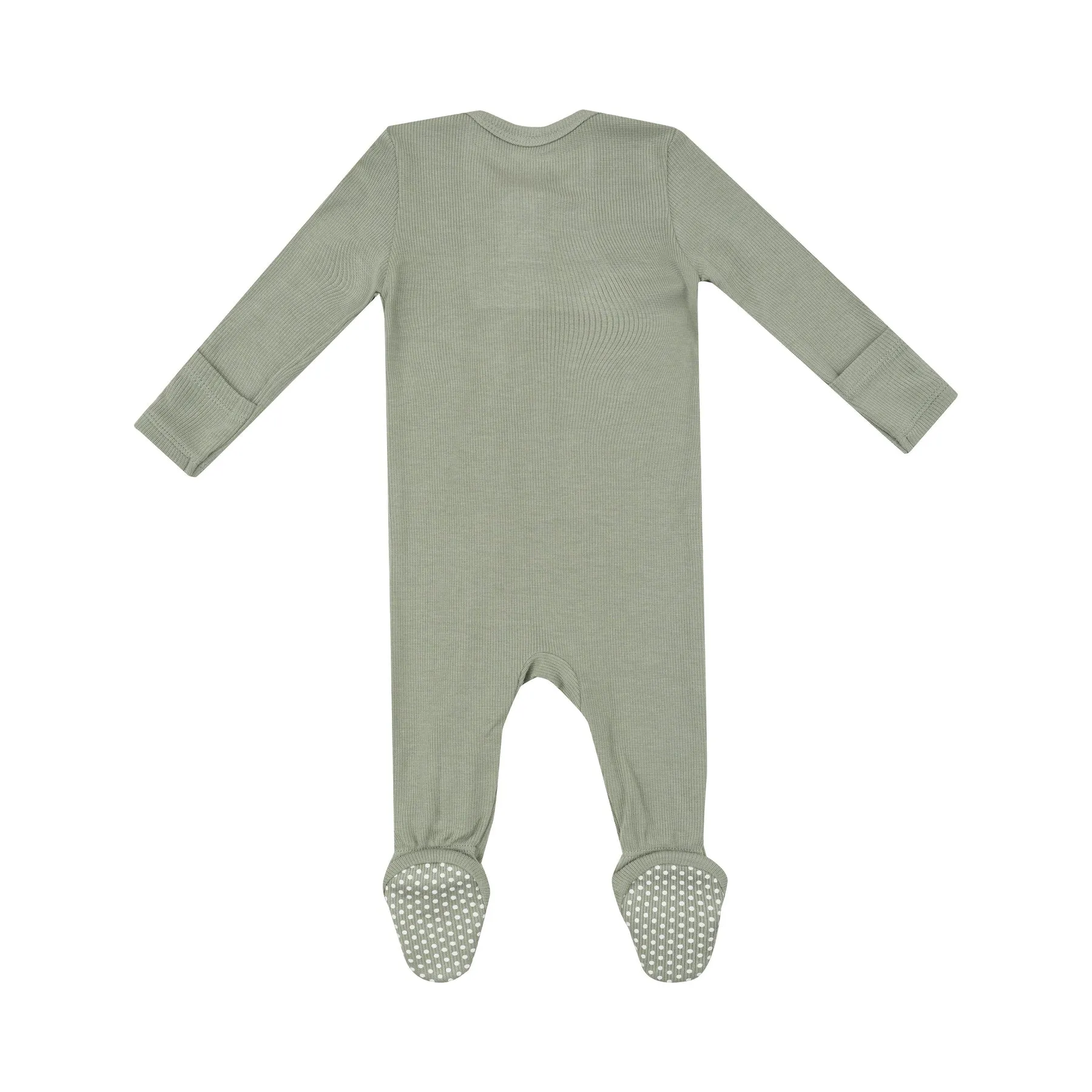 2 Way Zipper Footie - Solid Desert Sage by Angel Dear