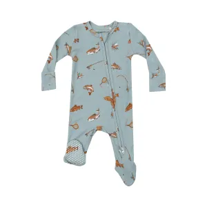 2-Way Zipper Footie - Trout by Angel Dear