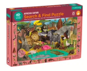 64 Pc Search & Find Puzzle - African Safari