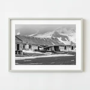 Abandoned Whalers Bay Building Captured in Timeless Elegance | Wall Art