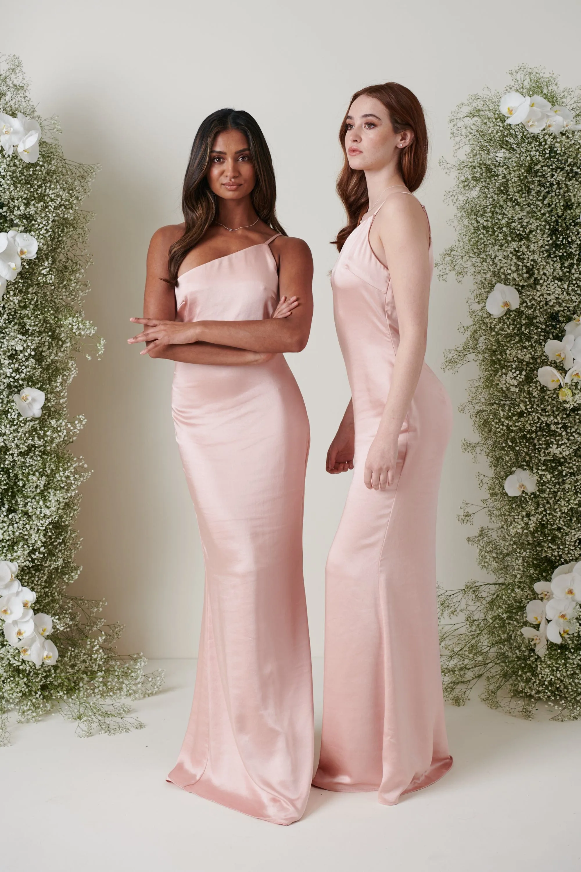 Amelia Maxi Bridesmaid Dress - Matte True Blush