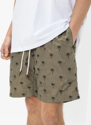 Amphibious 17" Swim Short Olive Embro