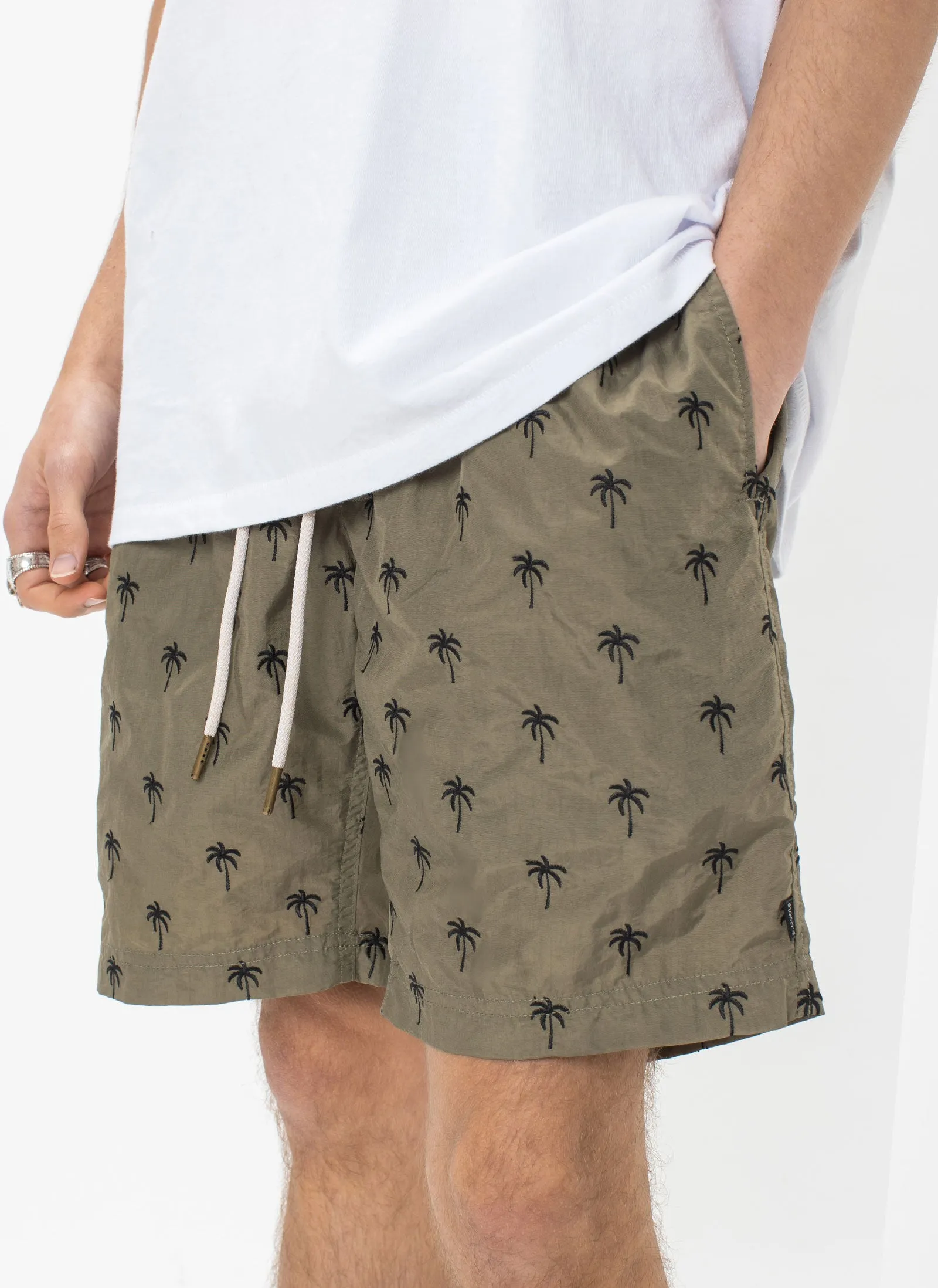 Amphibious 17" Swim Short Olive Embro