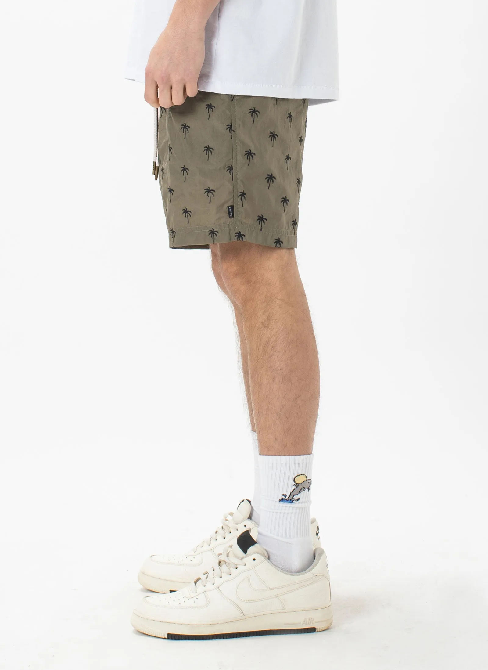 Amphibious 17" Swim Short Olive Embro