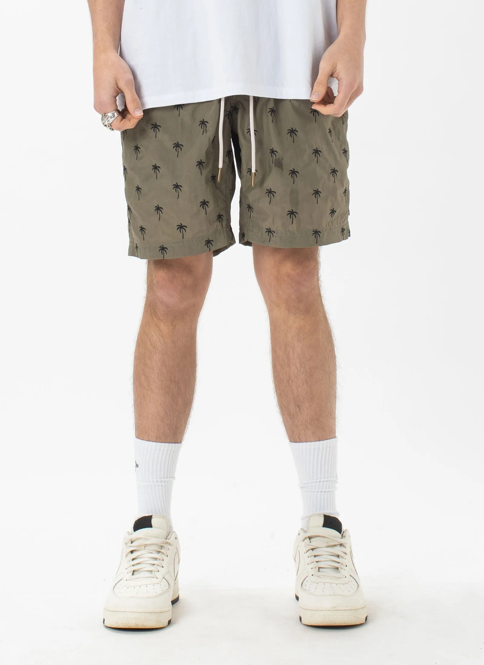 Amphibious 17" Swim Short Olive Embro