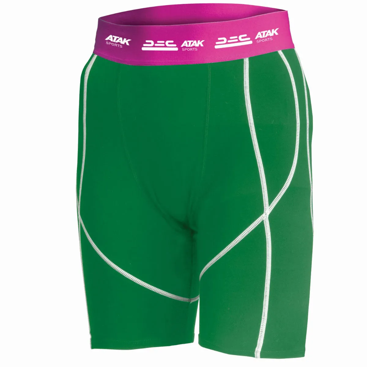 Atak Compression Shorts - Girls - Green