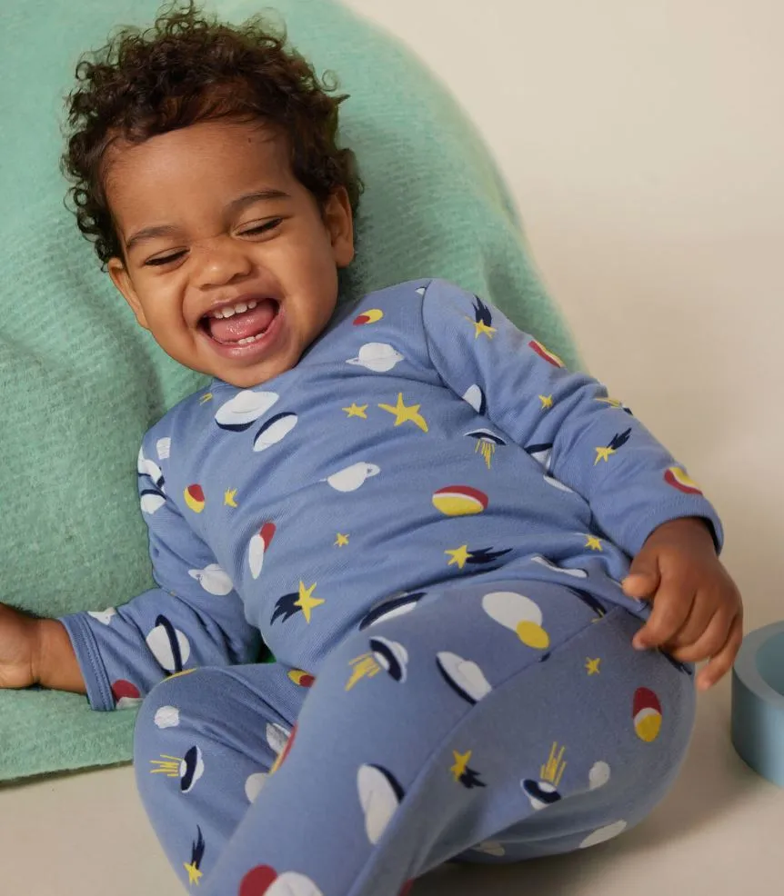 Baby Boy Space Fleece Pajamas