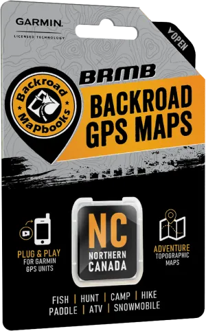 Backroad GPS TOPO Maps - SD Card - Northern CAD (YK/NU/NWT)