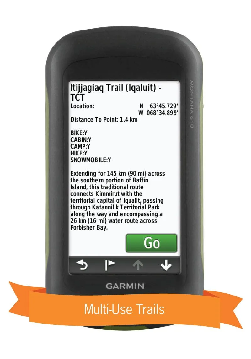 Backroad GPS TOPO Maps - SD Card - Northern CAD (YK/NU/NWT)