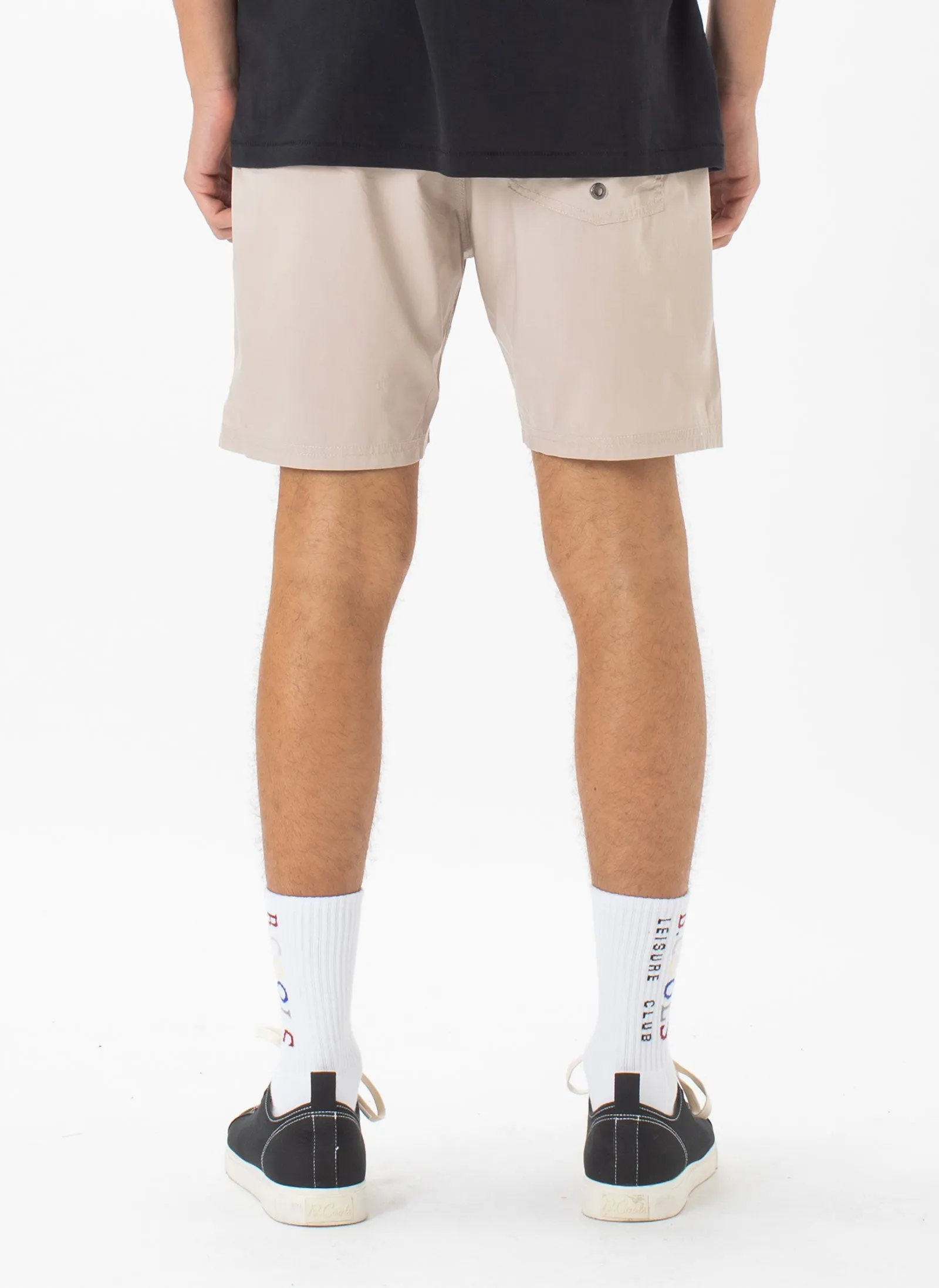 Badge Amphibious Swim Short Tan
