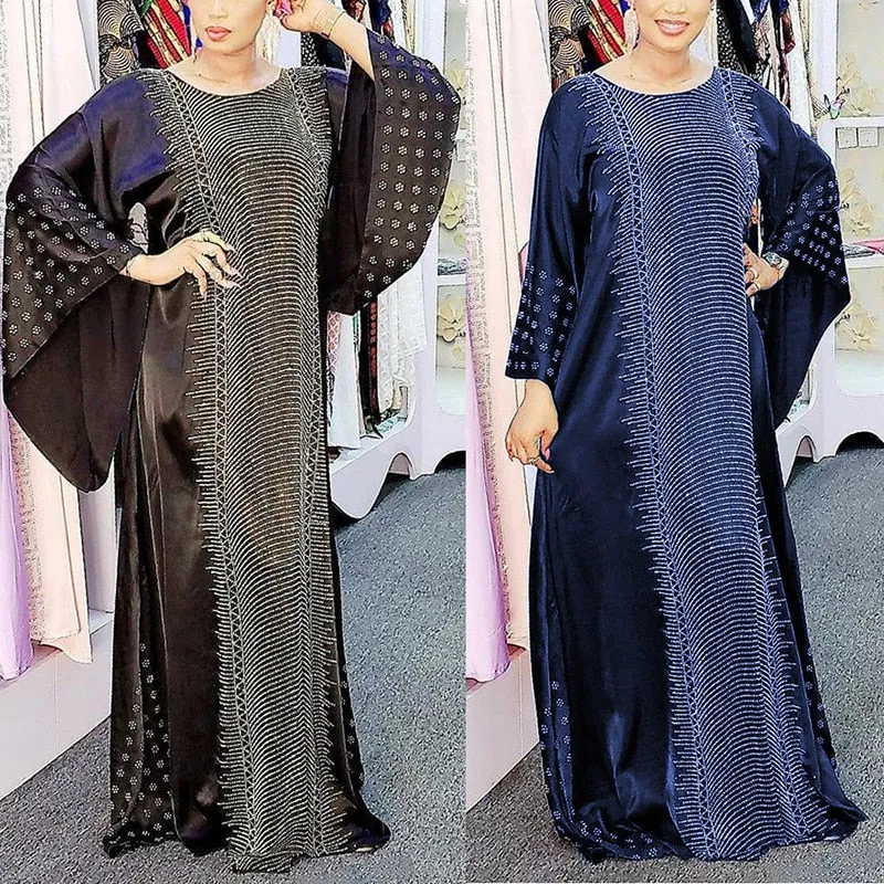 Black Abaya Dubai Kaftan Hijab Dress