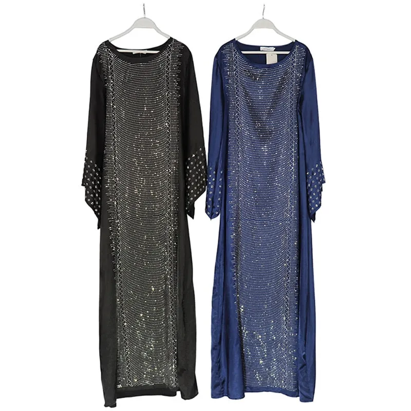 Black Abaya Dubai Kaftan Hijab Dress