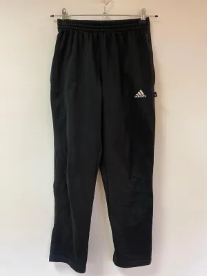 Black wide leg joggers, Adidas - Damaged Item Sale