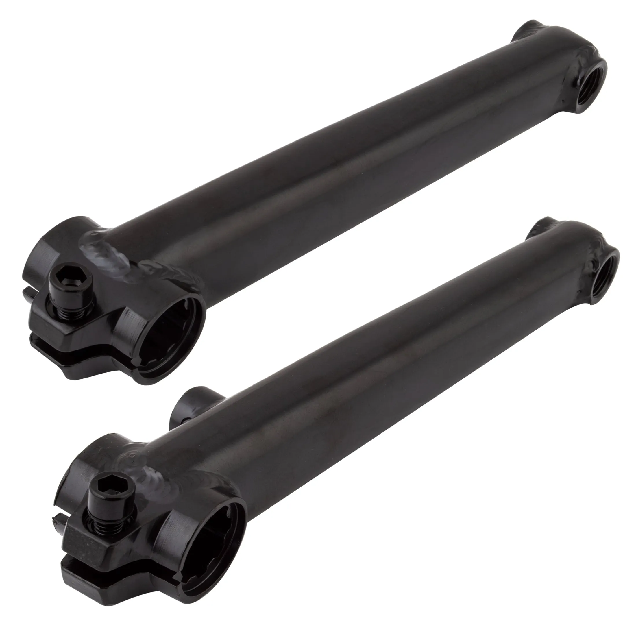 BMX Crank Arms Black BMX 175mm  8 spline - Live 4 Bikes