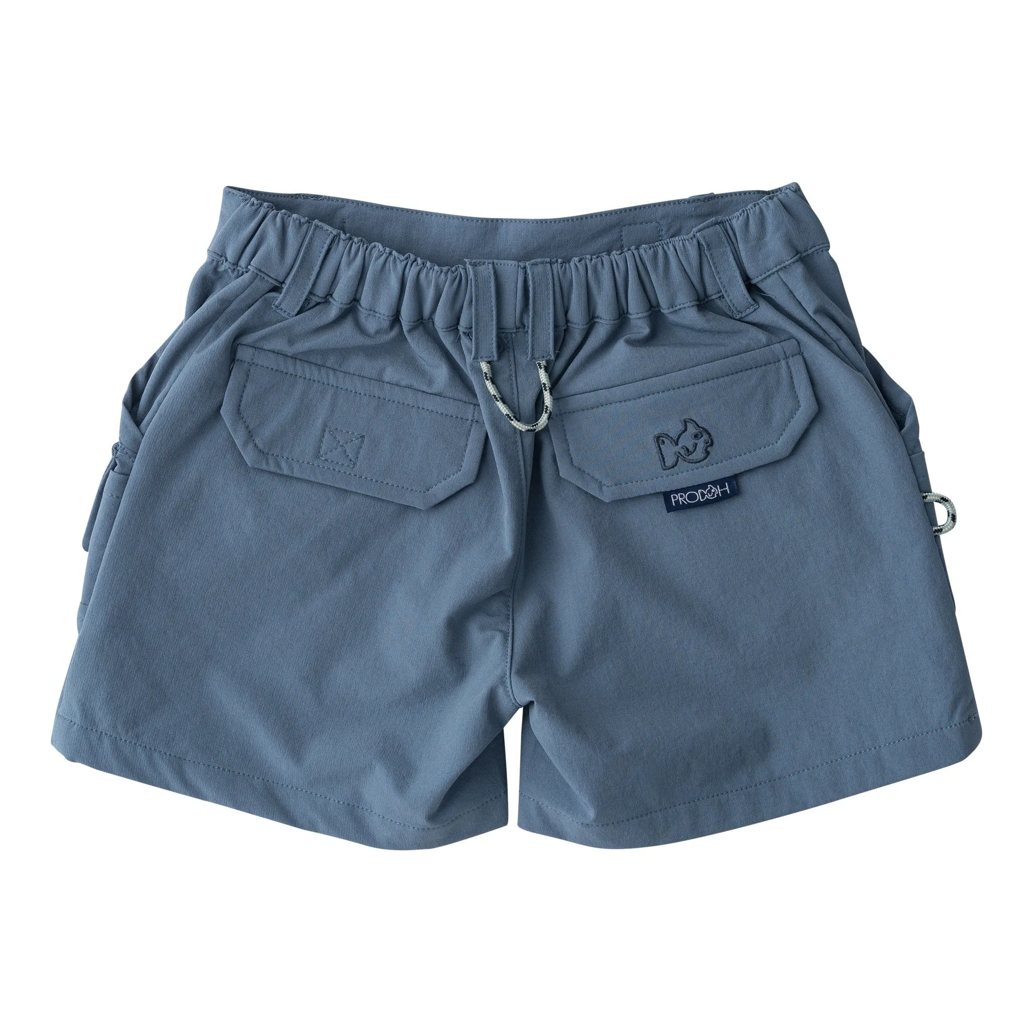 Boy's Inshore Performance Short in Bluefin Blue
