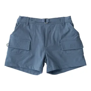 Boy's Inshore Performance Short in Bluefin Blue