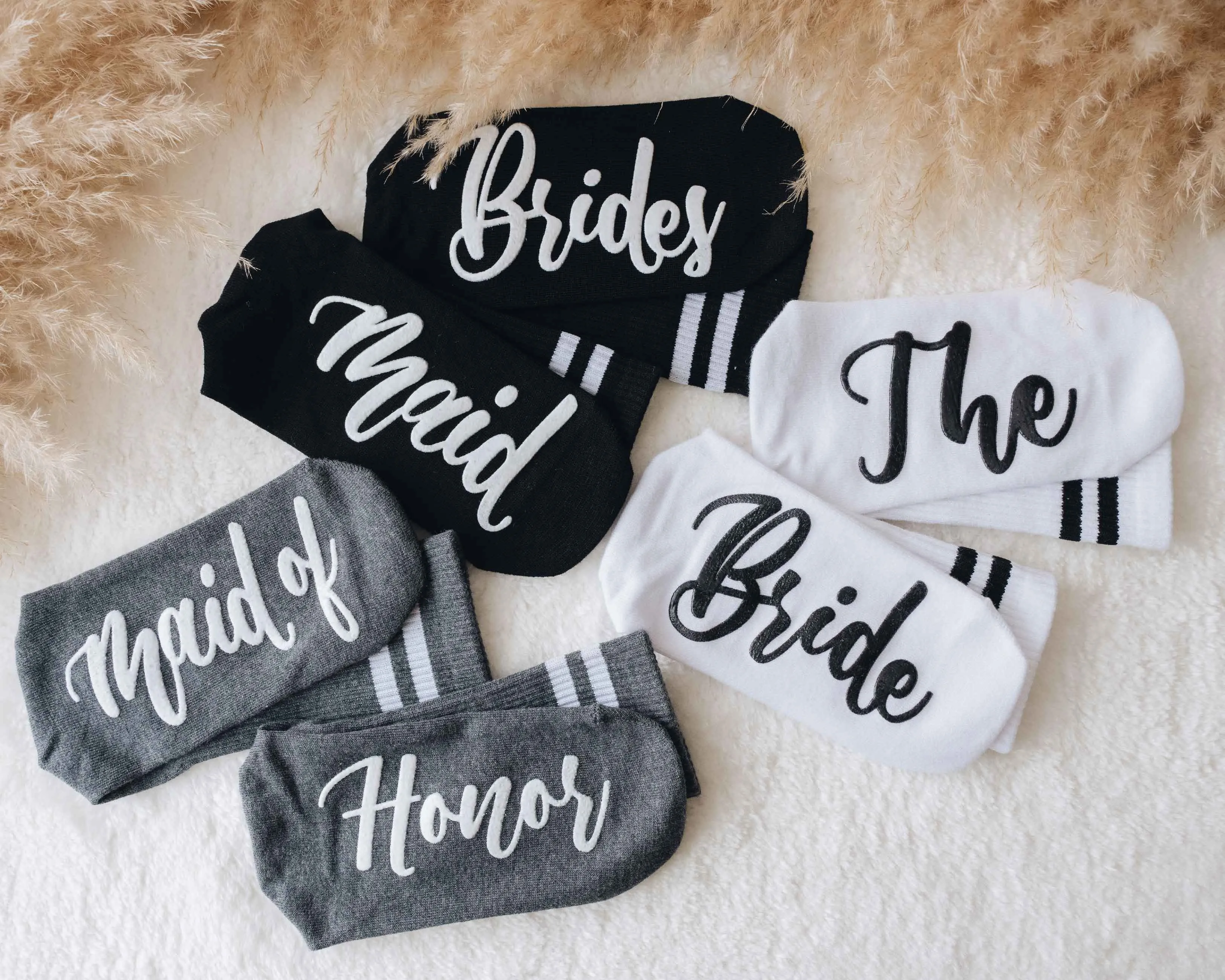Bridal Party Cotton Socks