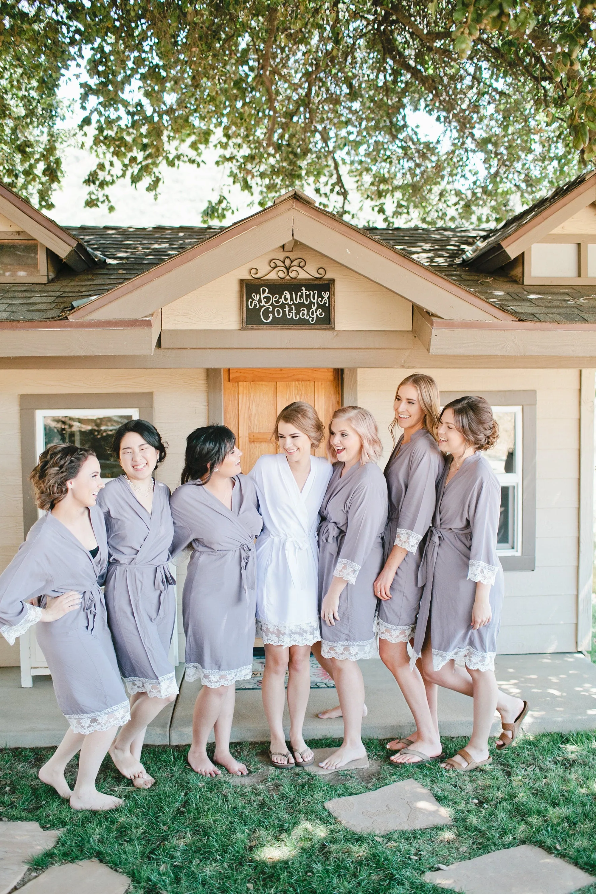Bridal Robes, Bridesmaid Robes, Bridal Party Gift, Womens Robes, White Bridal Robe, Cotton Bridal Robes, Bridal Kimono Robes, Bridal Set