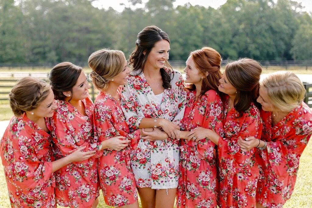Bridesmaid Gift, Bridesmaid Robes, Flower Girl Gift, Wedding Gift, Bridal Robe, Mother of the Bride Gift,  Bridal Party Gift, Wedding Robe