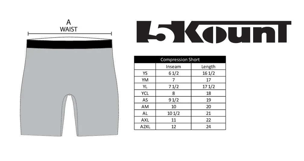 Cape Ann Wrestling Sublimated Compression Shorts