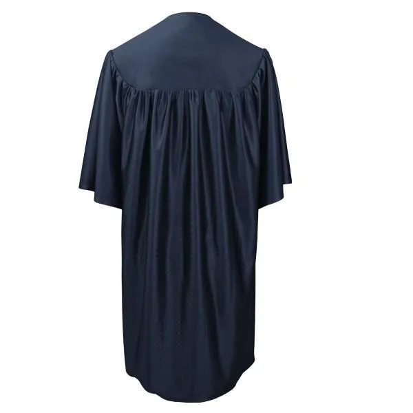 Child's Shiny Navy Blue Choir Robe