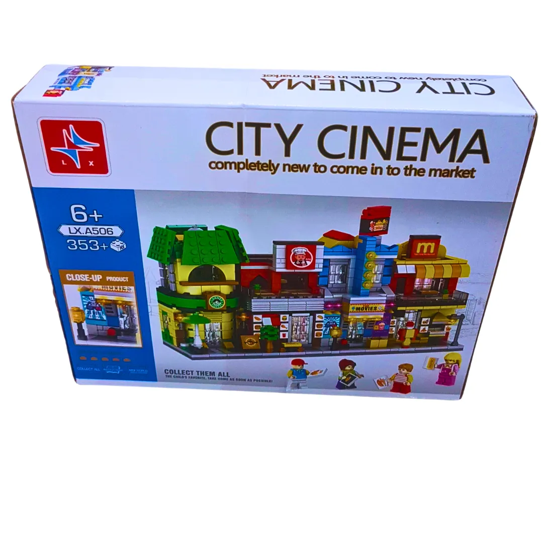 City Cinema – 353  PCS Movie Theater Building Set for Kids (6 )