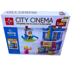 City Cinema – 353  PCS Movie Theater Building Set for Kids (6 )