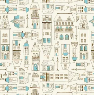 City Scene - Blue $11.99/yd
