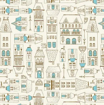 City Scene - Blue $11.99/yd