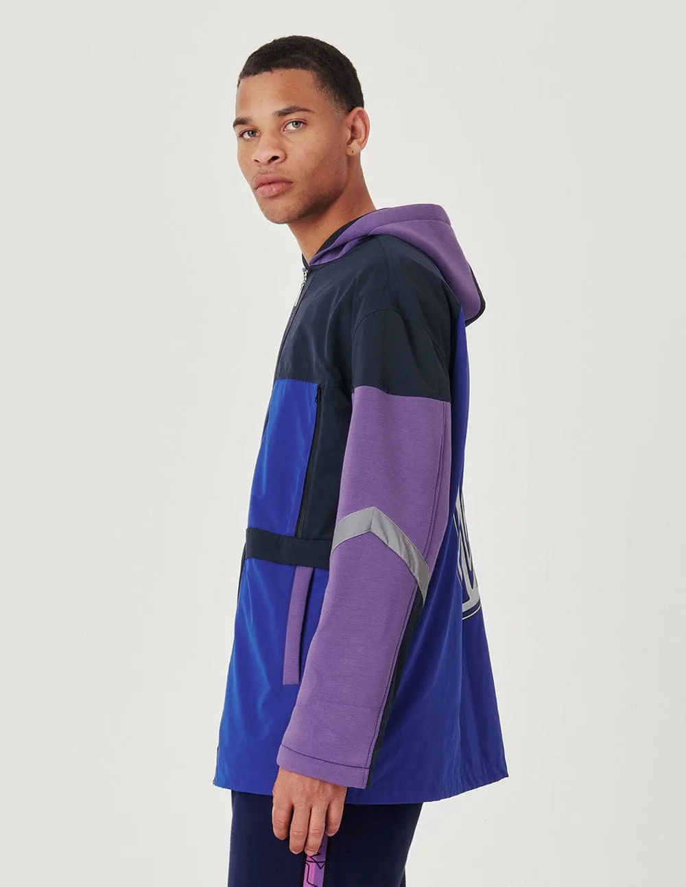 Couples Colorblock Loose Casual Jacket