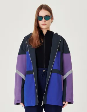 Couples Colorblock Loose Casual Jacket
