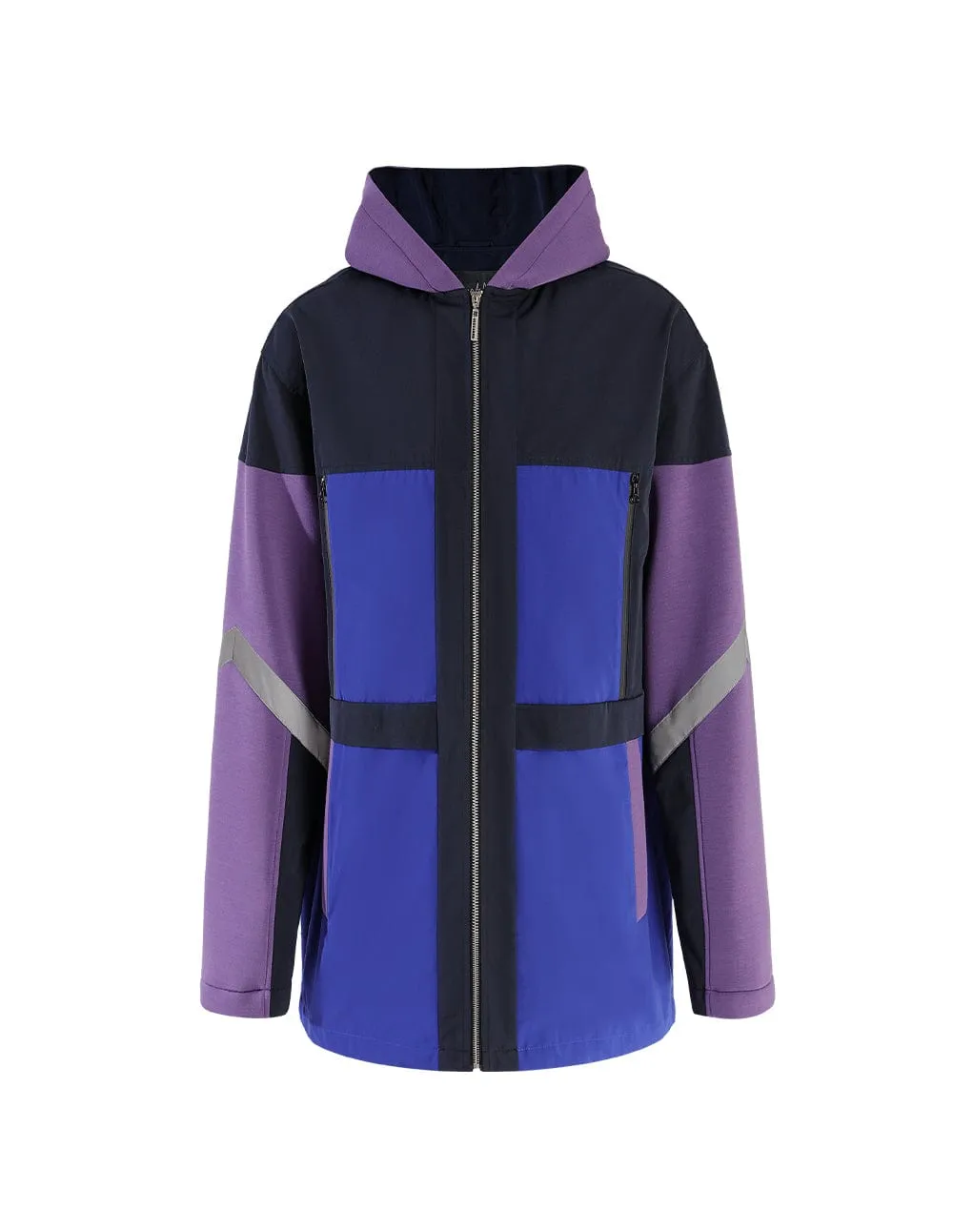 Couples Colorblock Loose Casual Jacket