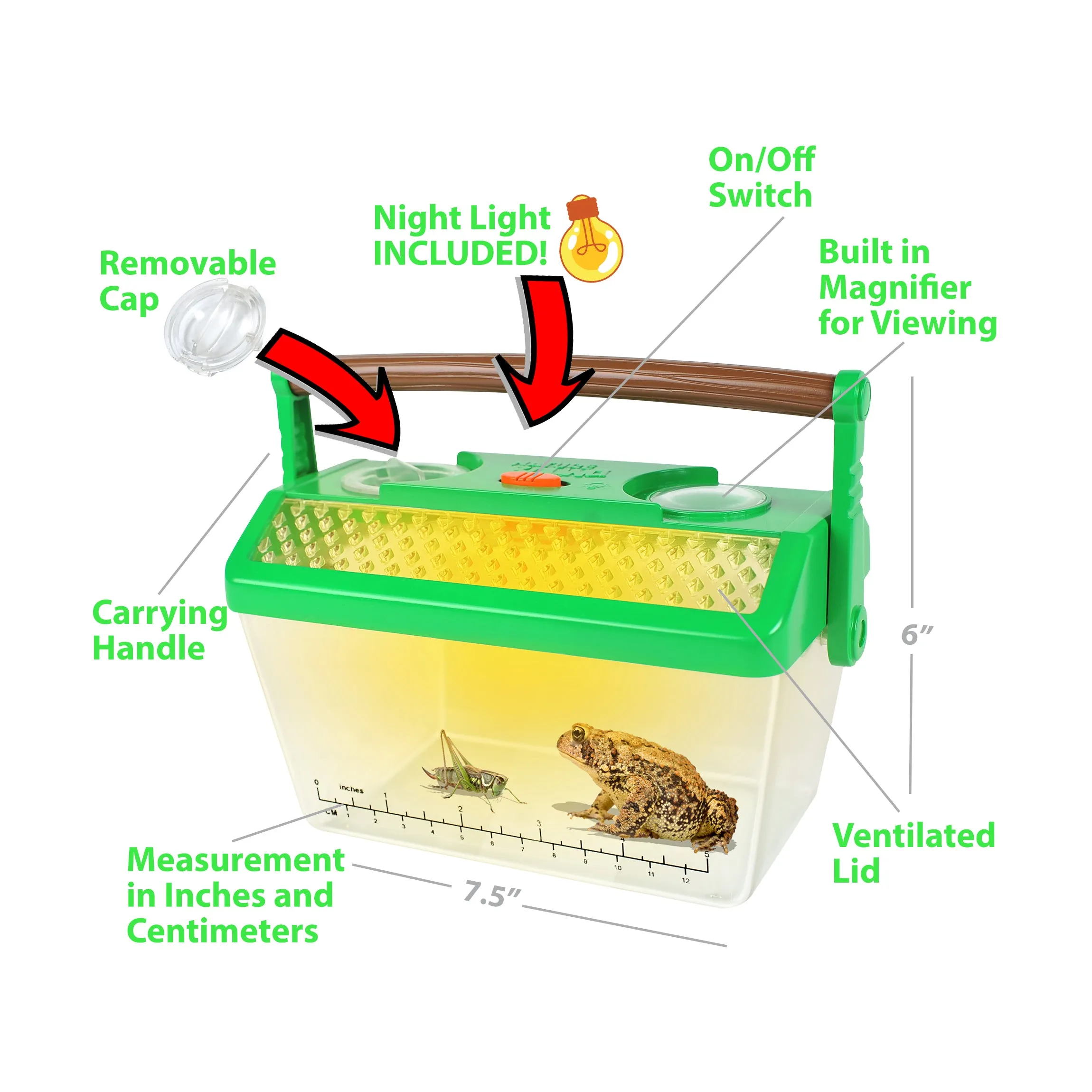 Critter Barn Habitat with Built-in Light