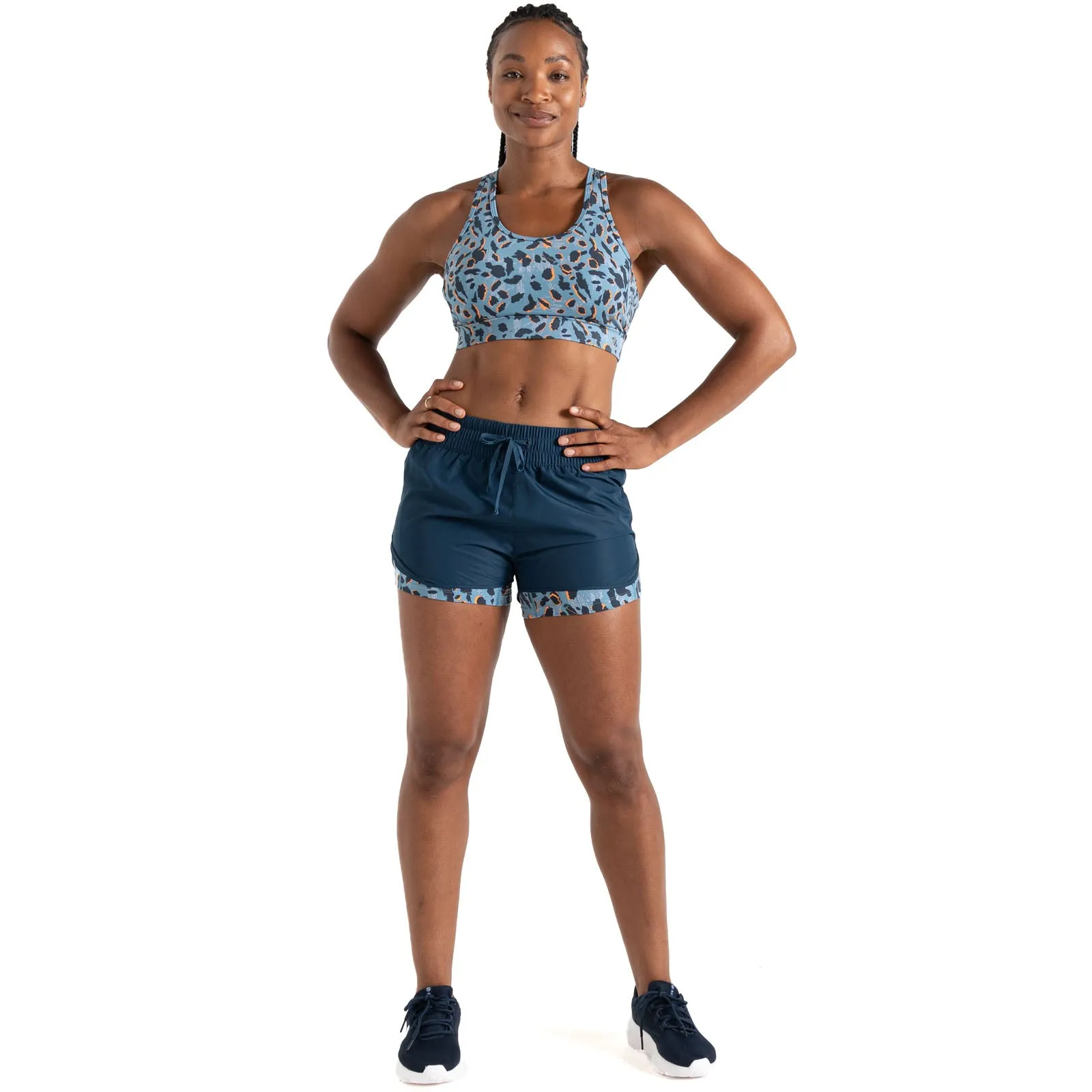 Dare 2b Womens Sprint Up 2 in 1 Quick Dry Sweatwicking Activewear Shorts