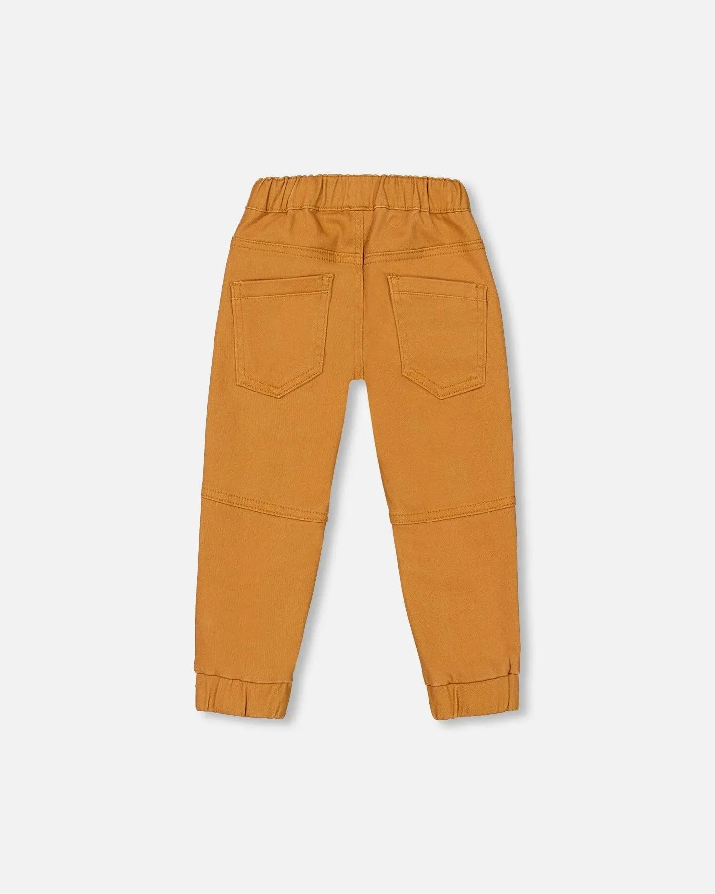 Deux Par Deux Stretch Twill Jogger Pants - Chipmunk