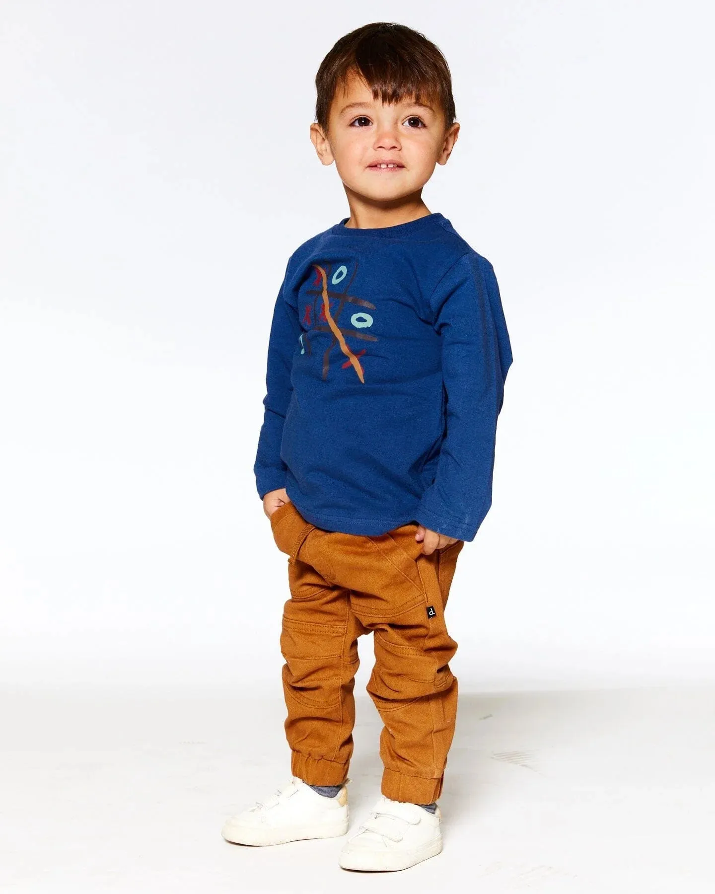 Deux Par Deux Stretch Twill Jogger Pants - Chipmunk
