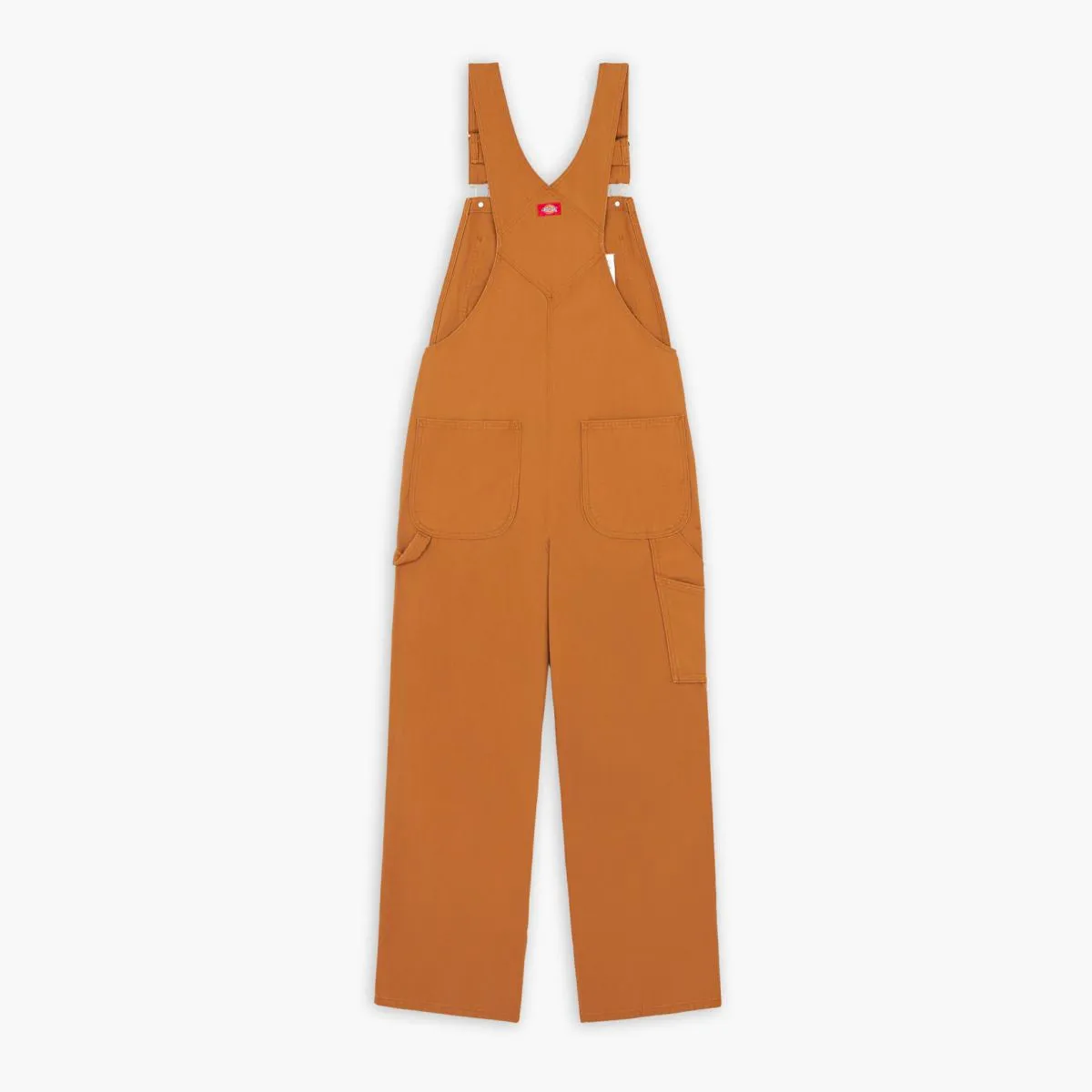 Dickies Duck Canvas Bib Stone Washed Brown Duck