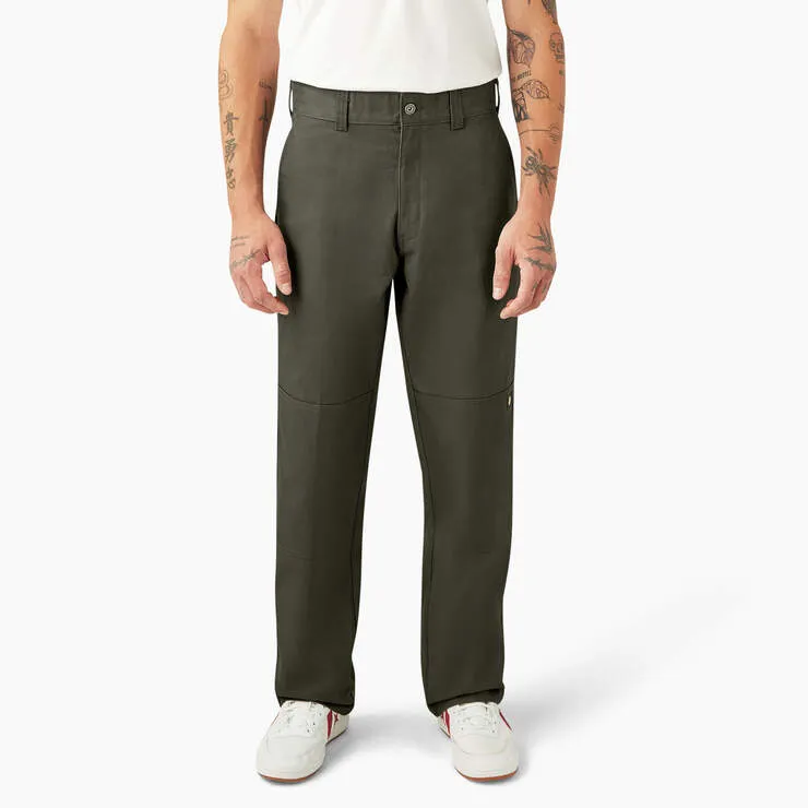 Dickies X Spitfire Double Knee Pants (Olive Green)