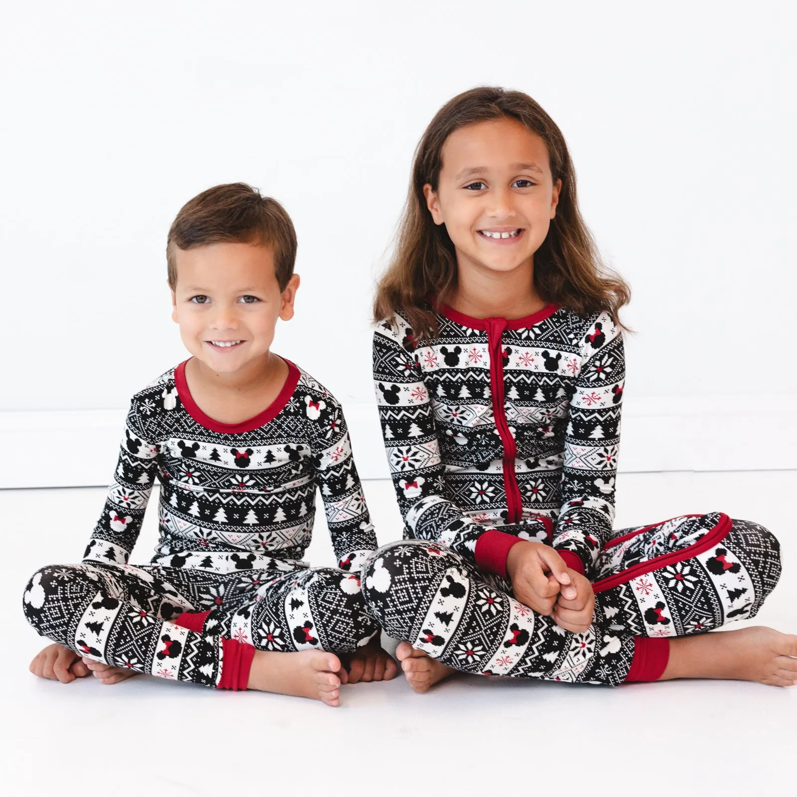 Disney Mickey Fair Isle Two-Piece Pajama Set