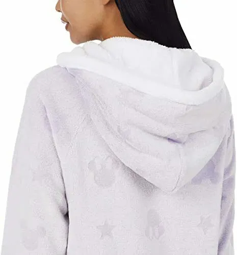 Disney Womens Minnie Mouse Fleece Lounge Hoodie