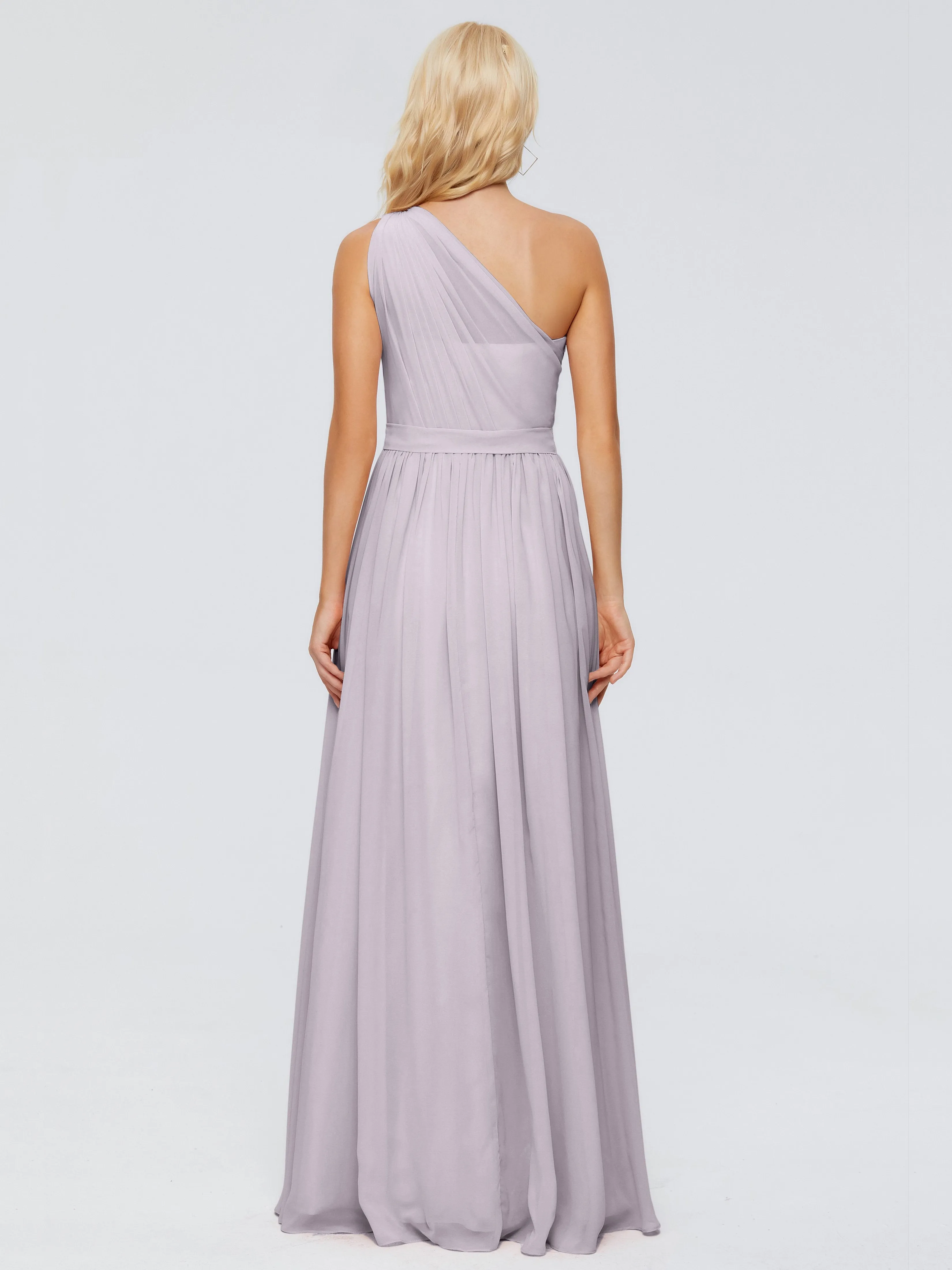 Dusk Bridesmaid Dress Arabella One Shoulder Sash Bridesmaid Dresses