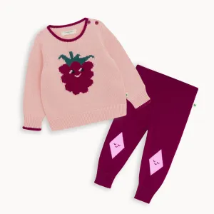 Ellis & Fern Set - Dusty Pink Sweater & Trouser Set