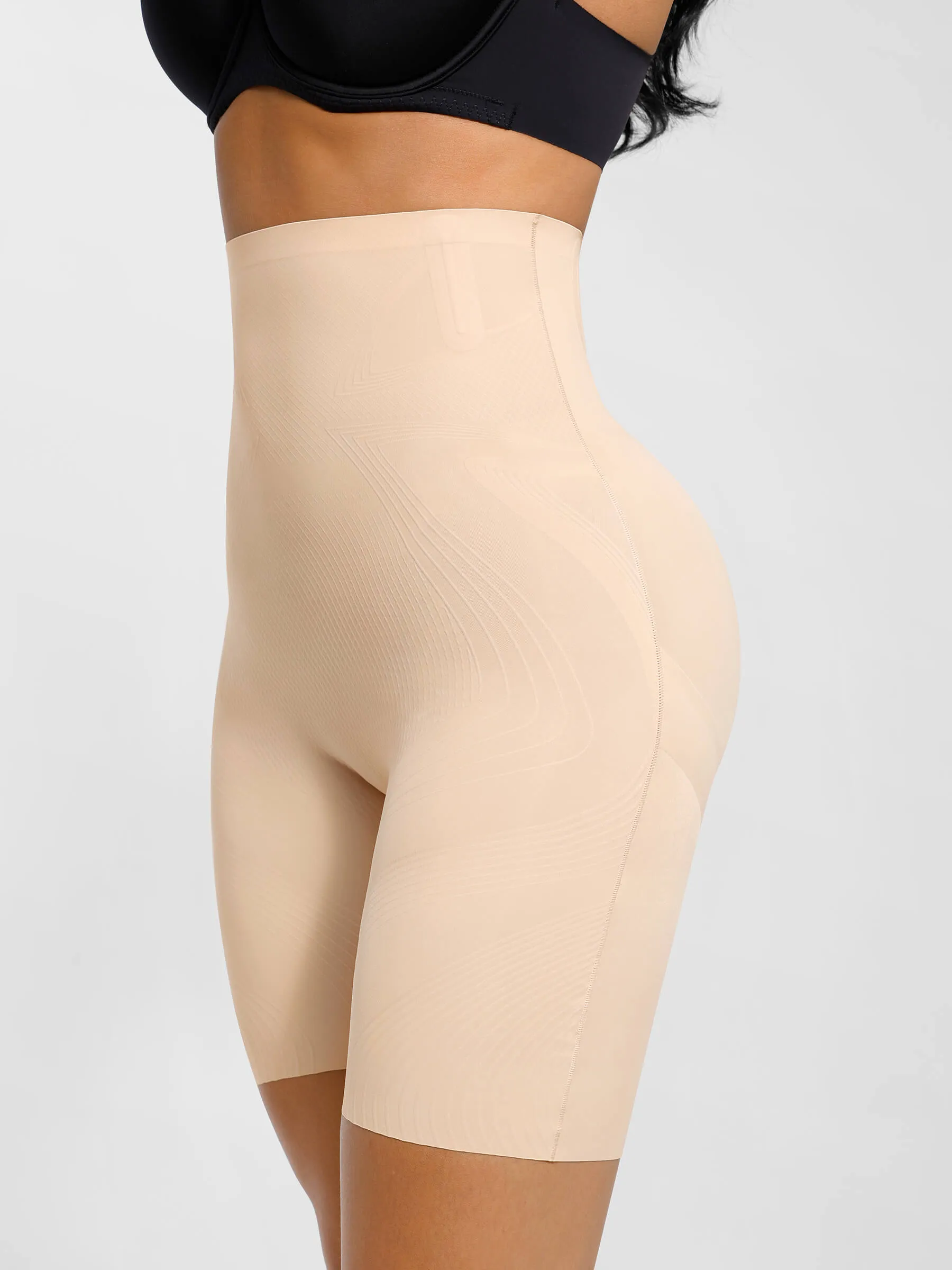 Feelingirl High Waisted Tummy Control Butt Lifting Shapewear Shorts