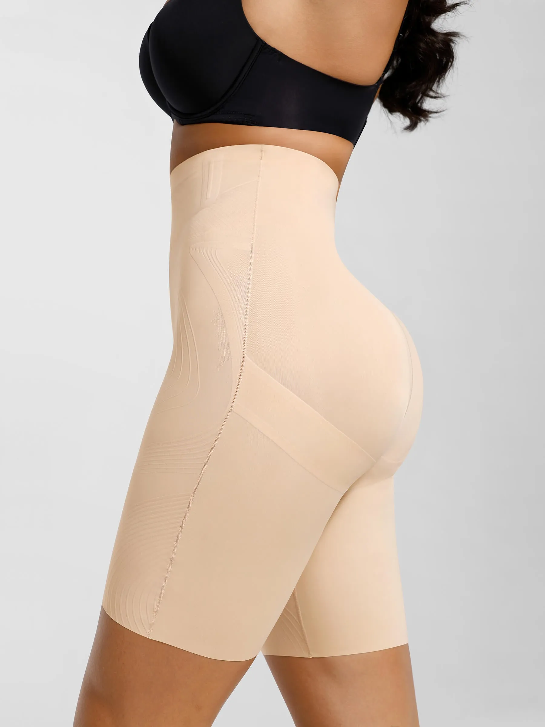 Feelingirl High Waisted Tummy Control Butt Lifting Shapewear Shorts
