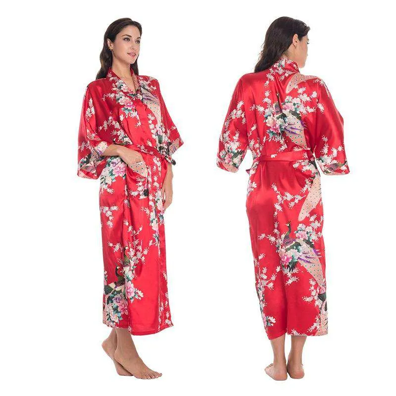 Floral Satin Robes