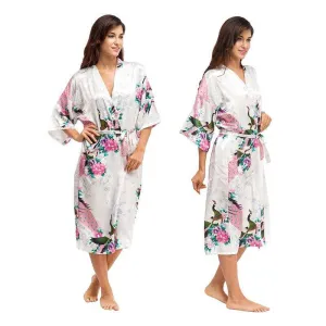Floral Satin Robes
