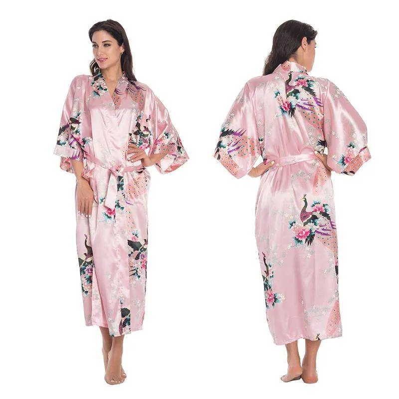Floral Satin Robes