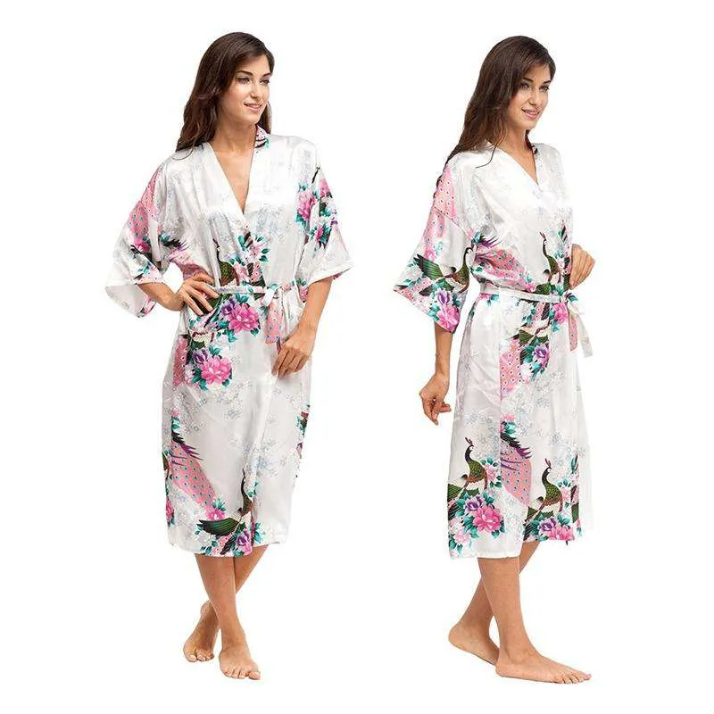 Floral Satin Robes