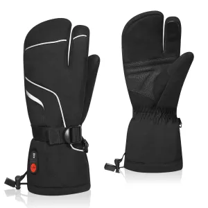 Heated Motorcycle Gloves - Double Heated Wires for Winter Comfort
