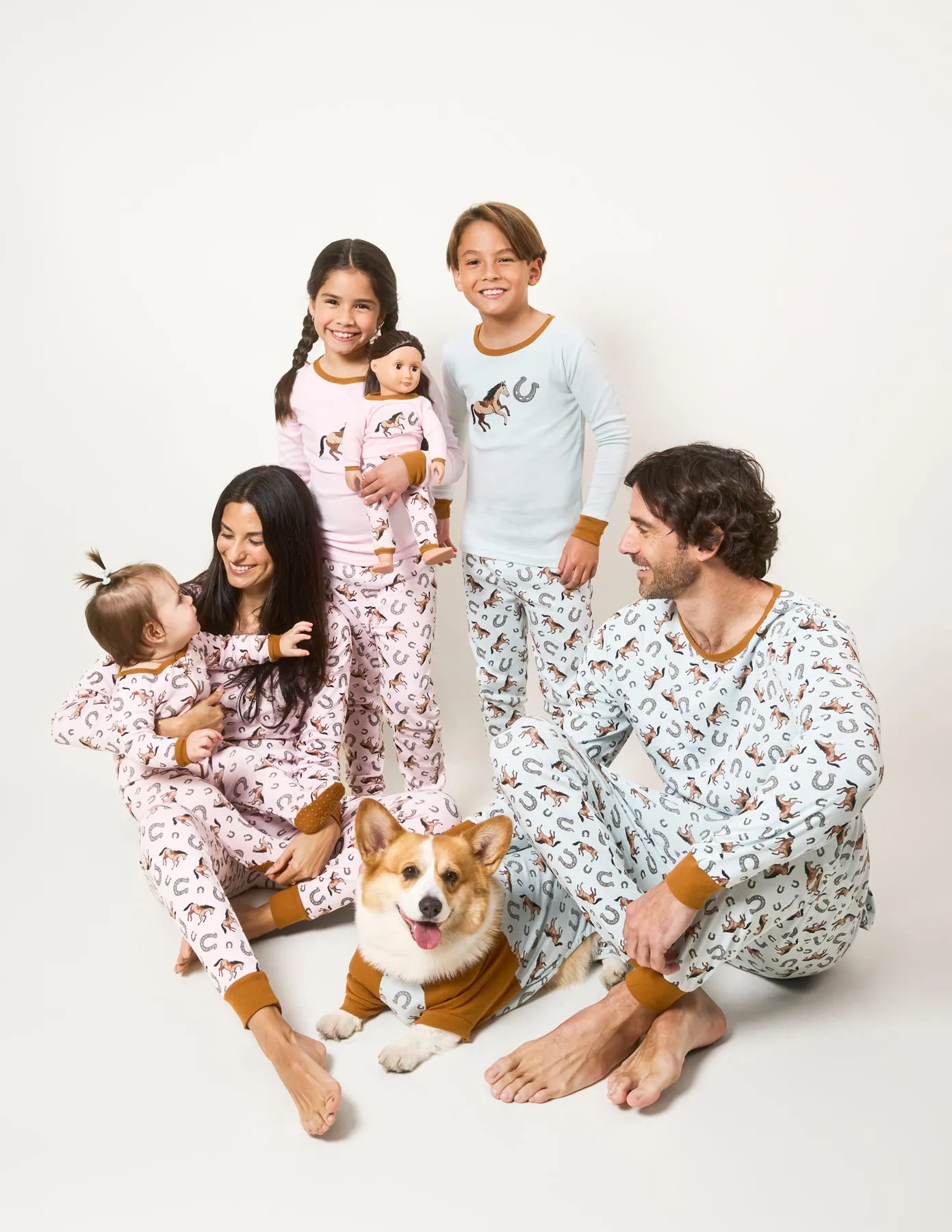 Horse Matching Family Pajama Set